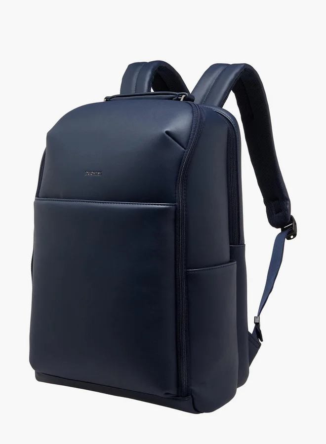 DUCHINI Solid Backpack With Adjustable Straps